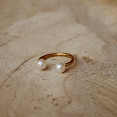open end pearl ring