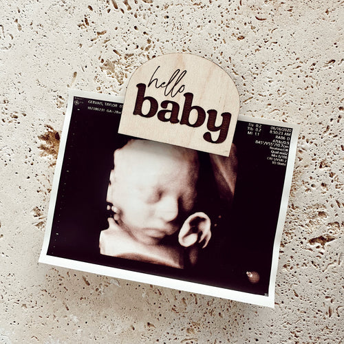 ultrasound magnet-hello baby arch